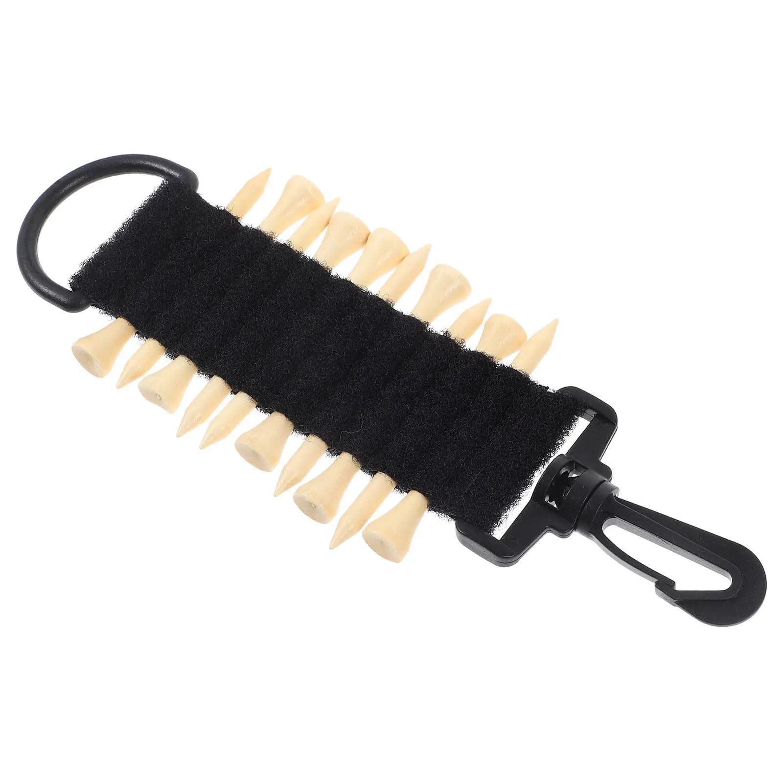 Set Porta Tee da Golf Affidabile, Organizzatore per Tee in Plastica Resistente all'Usura, Facile da Usare, Compatto, Appendibile