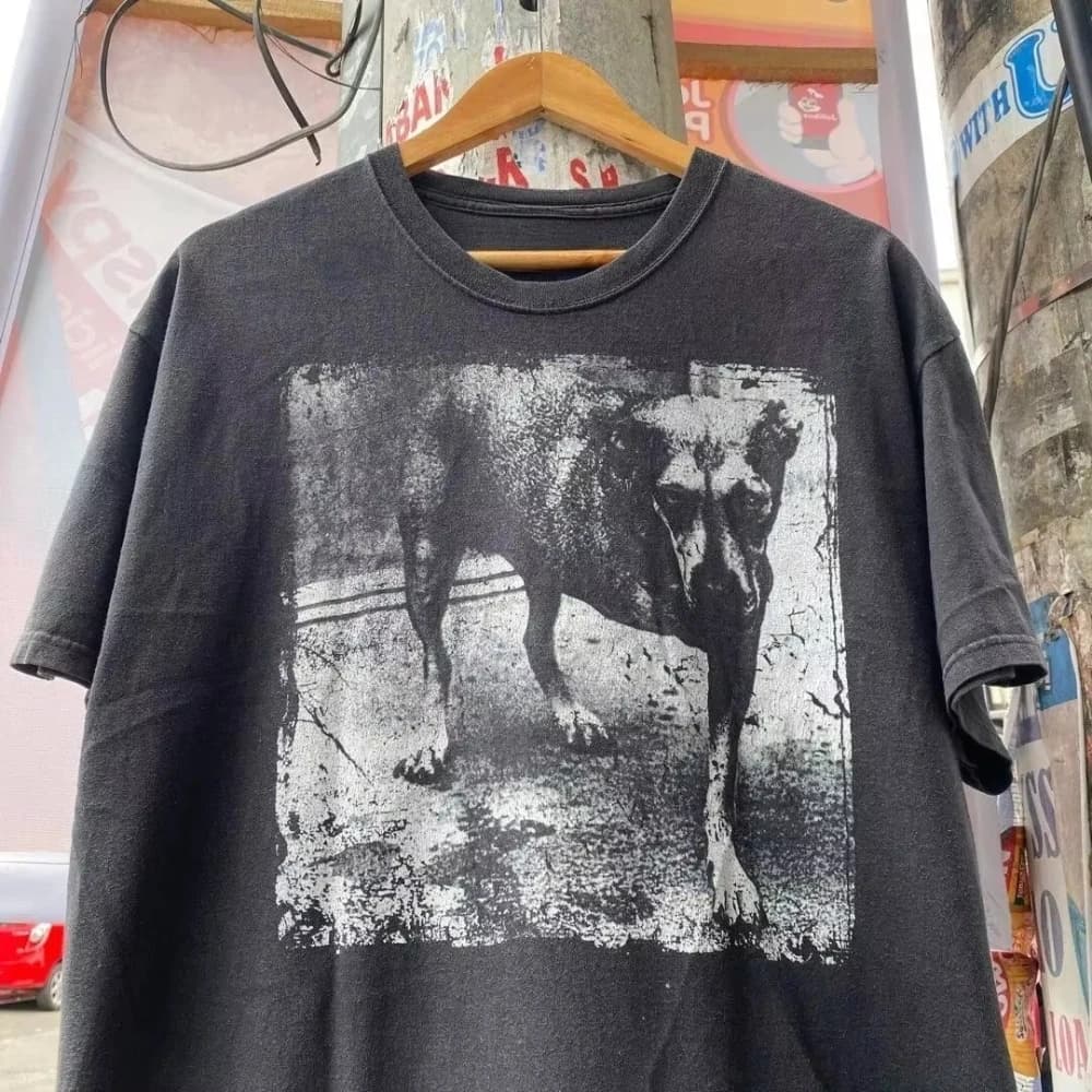 Alice in Chains “Tripod” Album Basic Black Unisex Cotton Printed T Shirts Reprint Harajuku Men's Women Clothing Graphic T Shirts