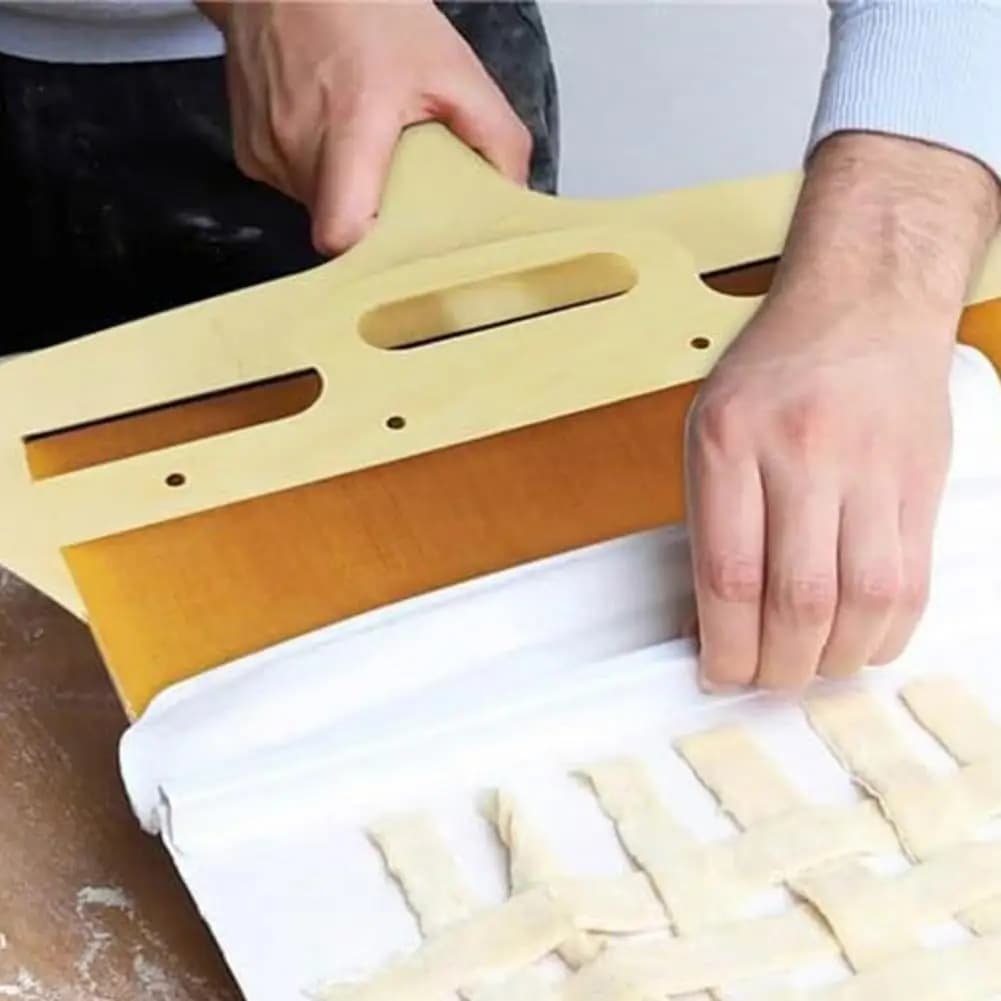 Buccia per pizza in legno Manico in legno Pala scorrevole per pizza per forni interni ed esterni Spatola in legno antiaderente a doppia faccia Cursore a paletta