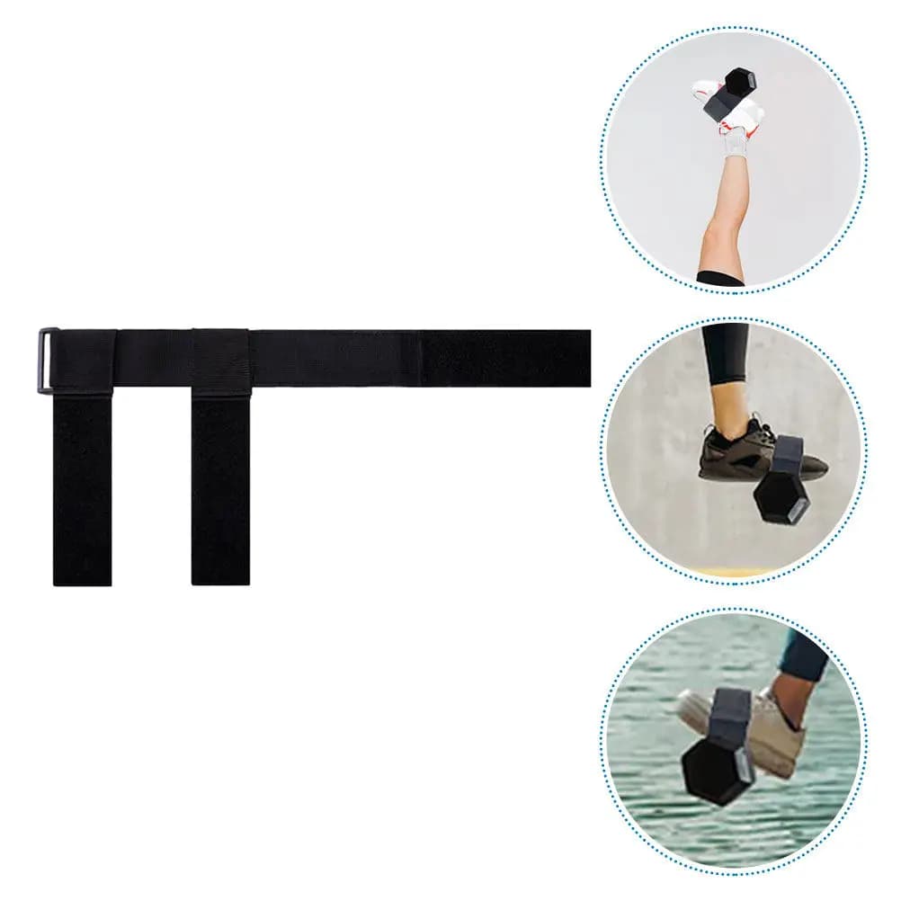 Adjustable Foot Strap Dumbbell Foot Attachment for Leg Hip Training Home Gym Workout Resistance Strap Wrap Band