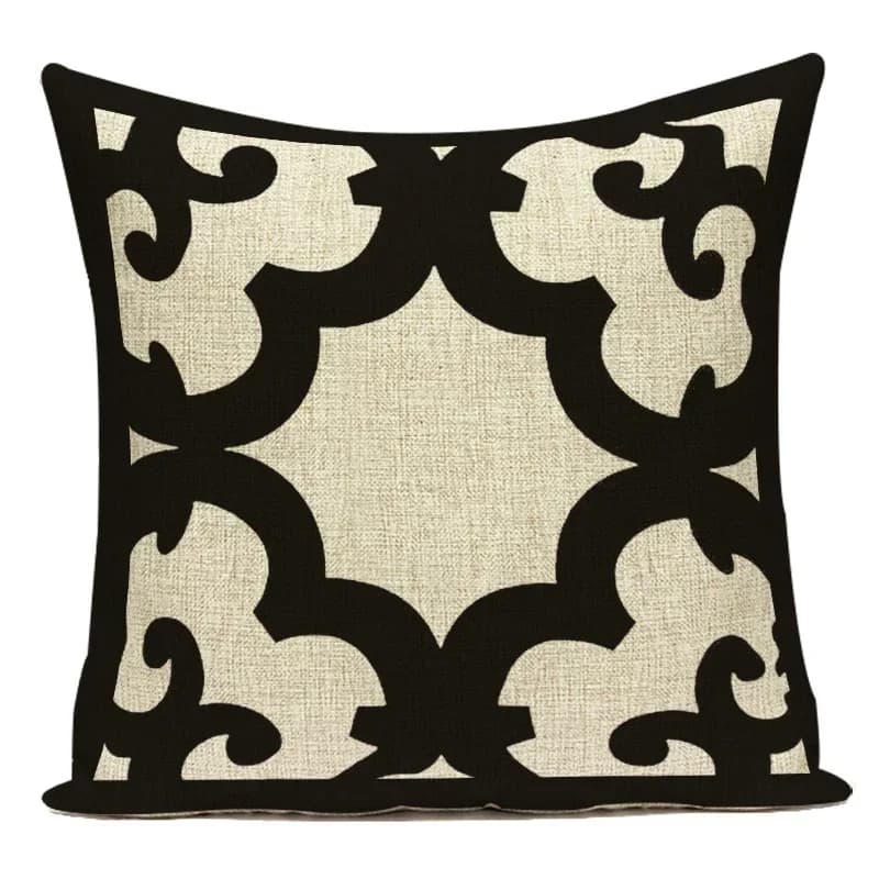 Geometric Cushion Cover Letters Stripes Throw Pillow Cover High Quality Sofa Car Home Decor Textile Printed Pillowcase