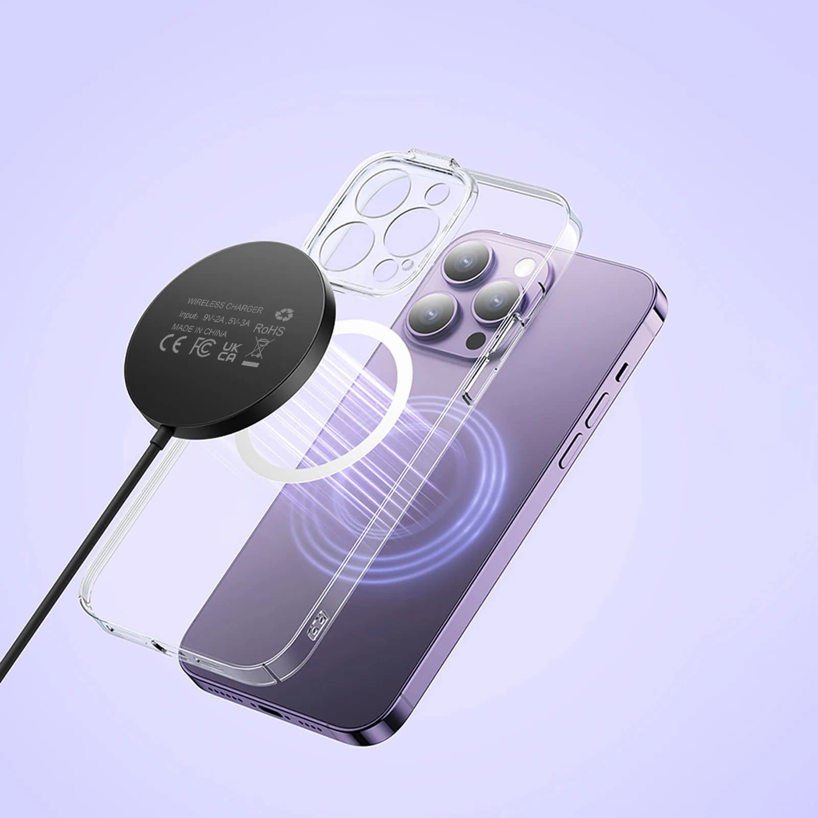 Magnetic Wireless Charger For iPhone 18 17 16 15 14 Pro Max 12 Mini 13 17E Type C Cable for Airpods Pro 2 3 USB-C Fast Charging