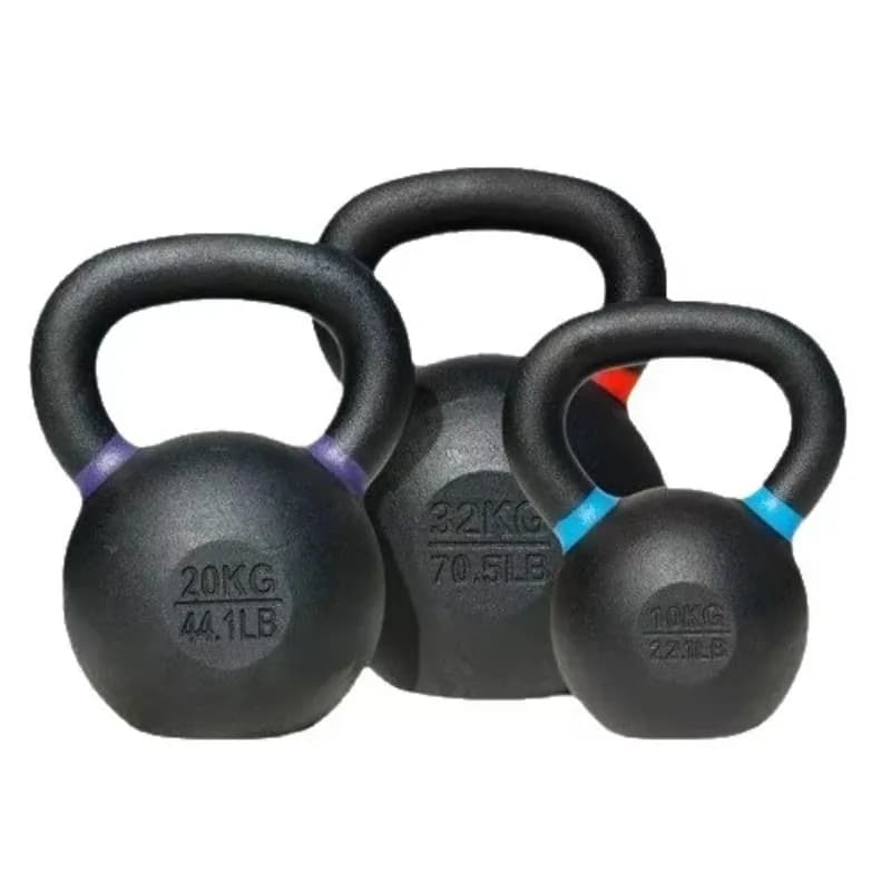 Kettlebell in Steel Painted Powder, Color Customized, for Gym Training, with 4kg Increments