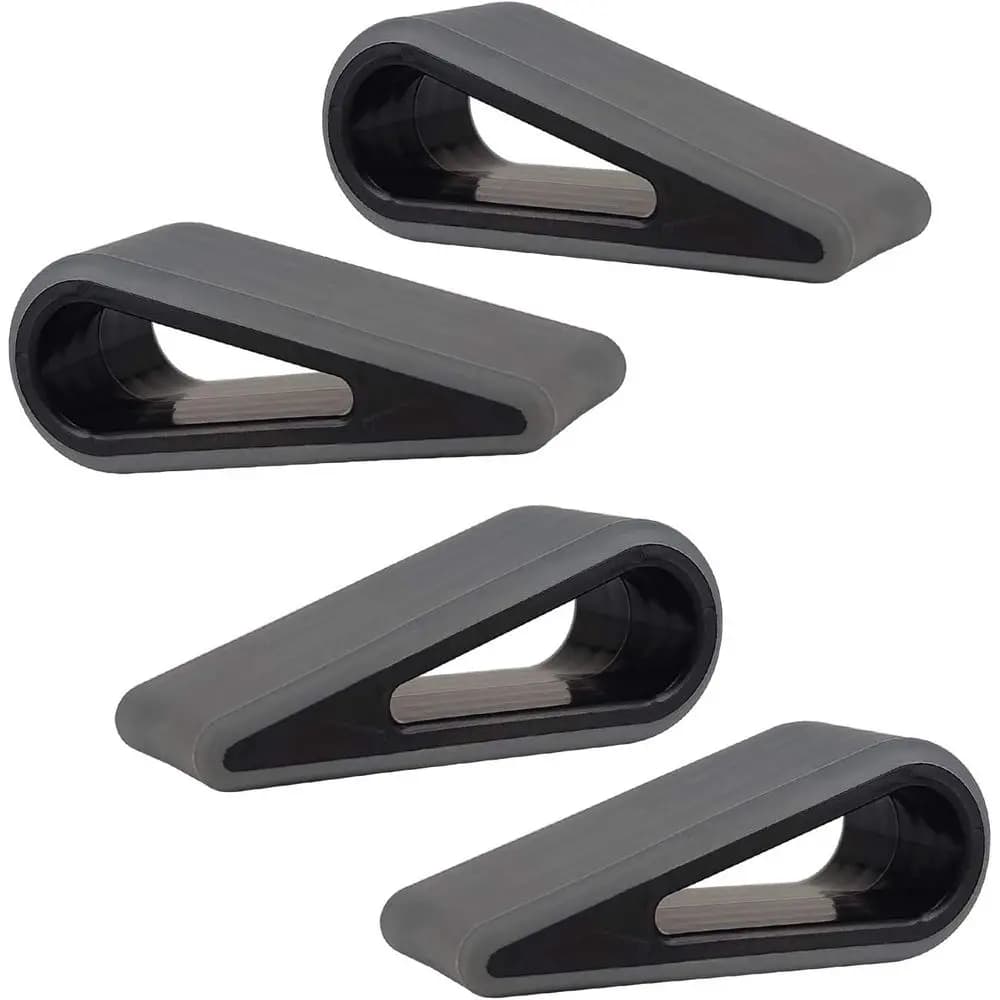 4-Pack Silicone Laptop Stands - Anti-Slip, Portable, and Ventilated Wedge Risers for Desk or Tablet Keyboard