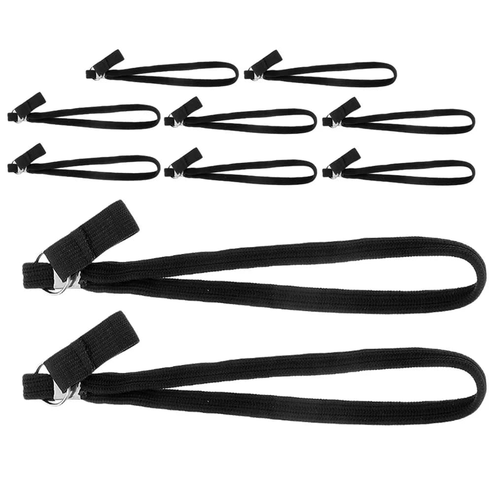Cinturino da polso per bastone da passeggio, 10 pezzi, comodo, resistente all'usura, regolabile, antiscivolo, per escursionismo, trekking all'aperto, supporto per bastone
