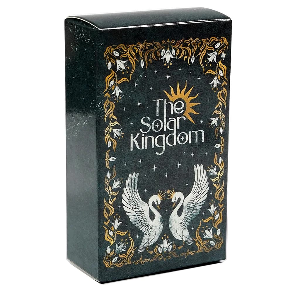 The Solar Kingdom Tarot cards A 78 deck English Psychological Oracle Deck con immagini vibranti per giochi da tavolo Future e precedenti
