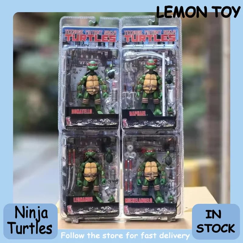 Disponibile Nuovo Modello Neca Teenage Mutant Ninja Turtles Leonardo, Primo Ninja, Action Figure Anime, Giocattoli e Regali per Ragazzi