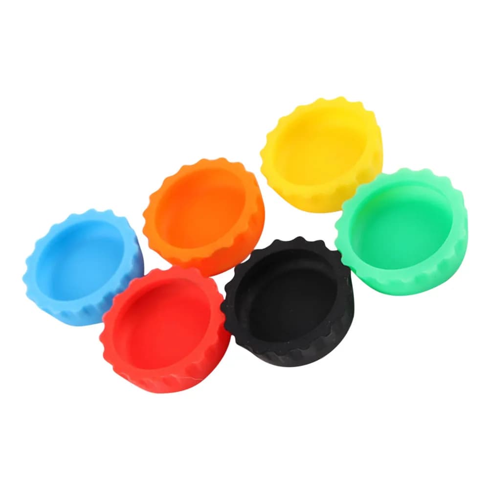 Set di 6 Ciotole per Rettili in Silicone Antiscivolo, Colori Assortiti, Stabili, per Acqua e Cibo, per Gechi, Lucertole, Camaleonti
