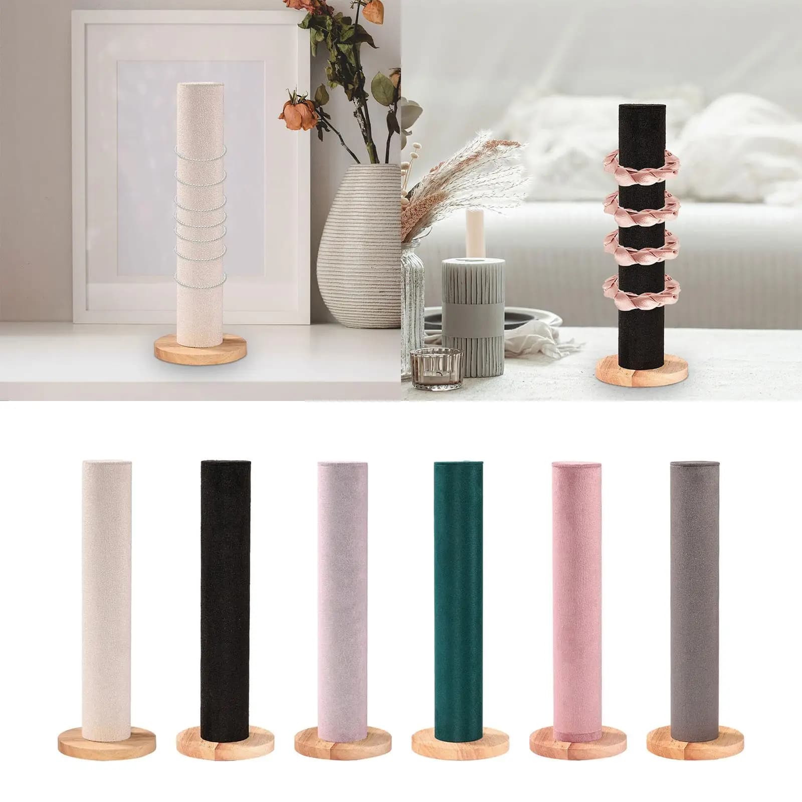 Bracelet made by hand Wooden shelf Hair bands Organizer for home decorations Vetrina Spoiler Feast