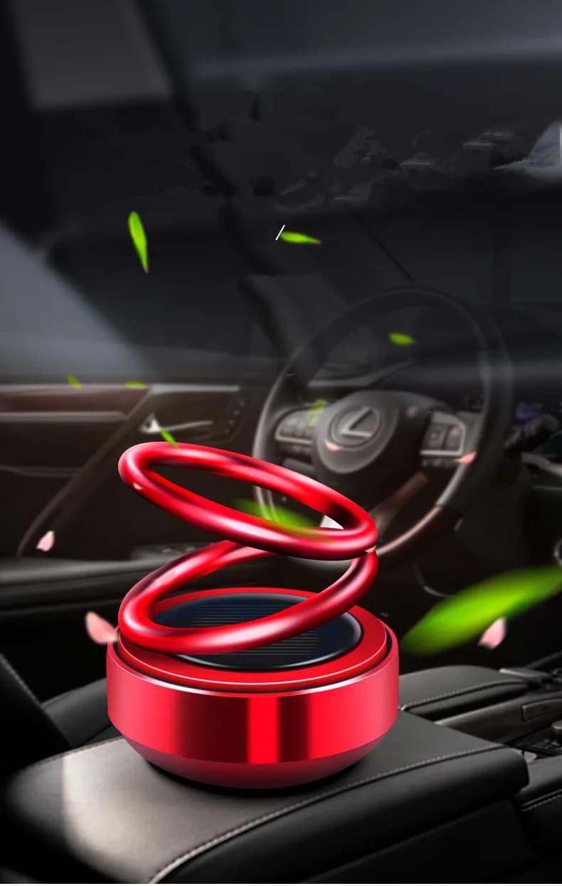 Solar Auto Rotating Car Profumo Deodorante per auto Fragranza Accessori auto Decorazione Ornamento Deodorante per auto OK 1136