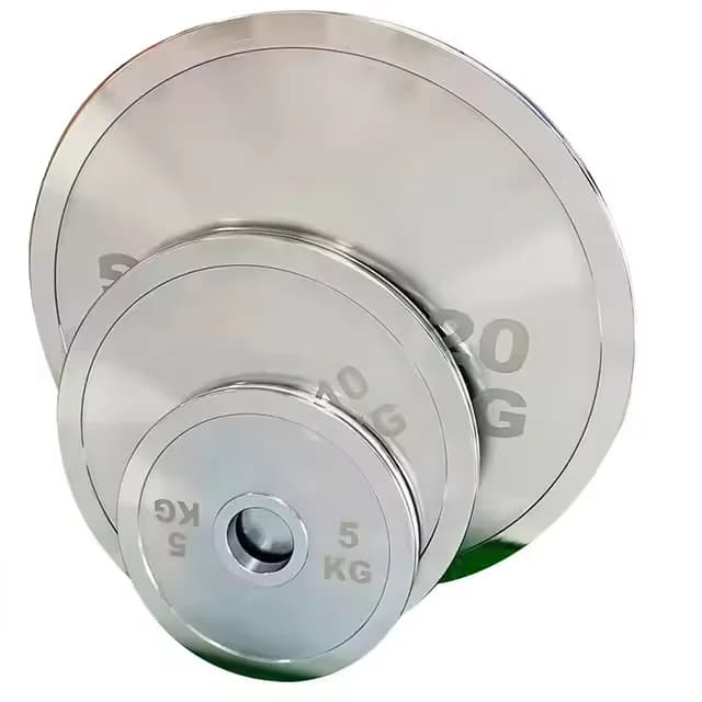Discs for Lifting Personalized Gym Weights, Cast Iron Weight Plates, Stainless Steel and Chromed