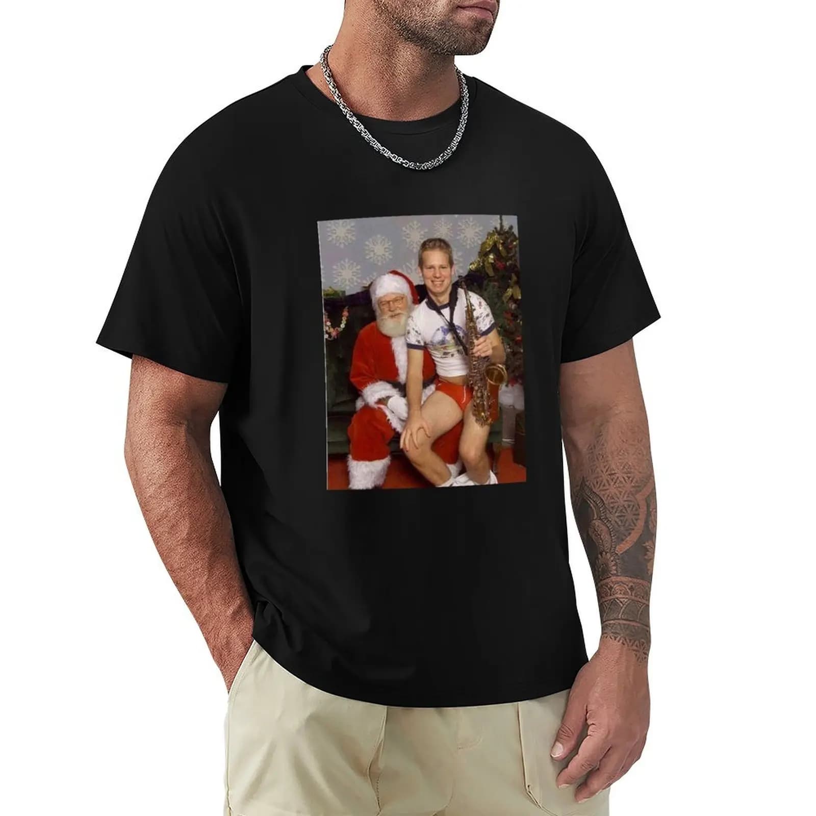 T-shirt Cursed Christmas T-shirt basic a maniche corte in tinta unita