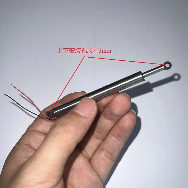 Piccola asta di spinta elettrica asta telescopica DC muslimex Mini motore lineare con asta di sollevamento telecomandata senza fili