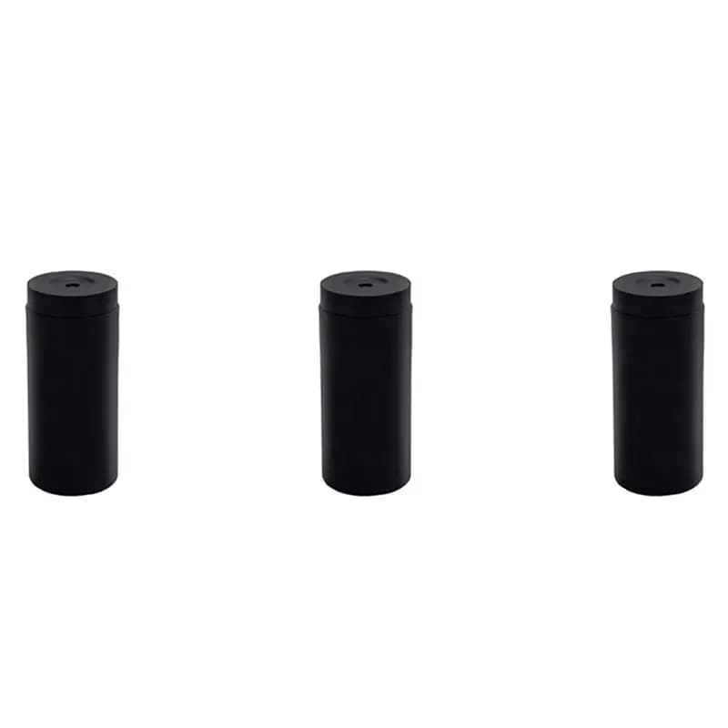 ABAH-3X Dispenser per sapone liquido da cucina, dispenser per sapone liquido in silicone per bagno, dispenser da appoggio (nero)