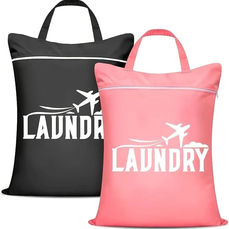 1 borsa da viaggio per biancheria con maniglia, adatta per la pulizia dei vestiti sporchi, borsa per costumi da bagno bagnati e asciutti, borsa per allenamento fitness
