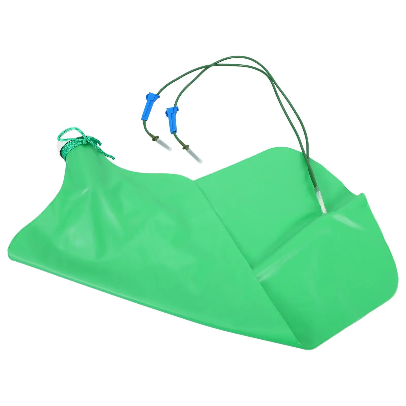 Drip irrigation system for outdoors with adjustable EVA bag with slow release, double hose for irrigation trees