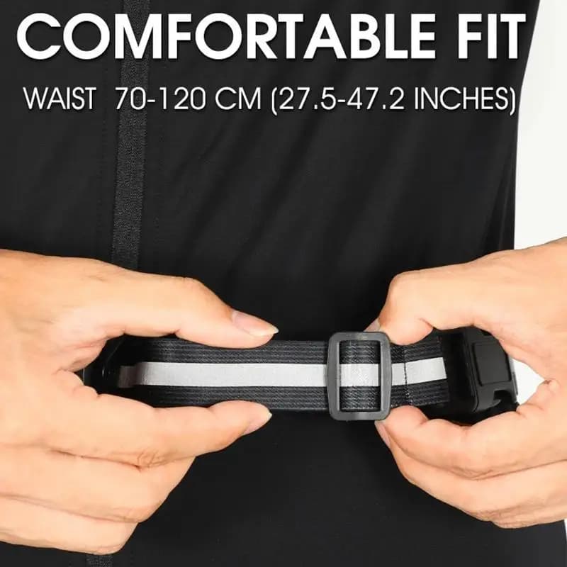 Rechargeable Running Light Waterproof Sport Running Light Rechargeable Running Lamp Men Racer Light Belt With Reflective
