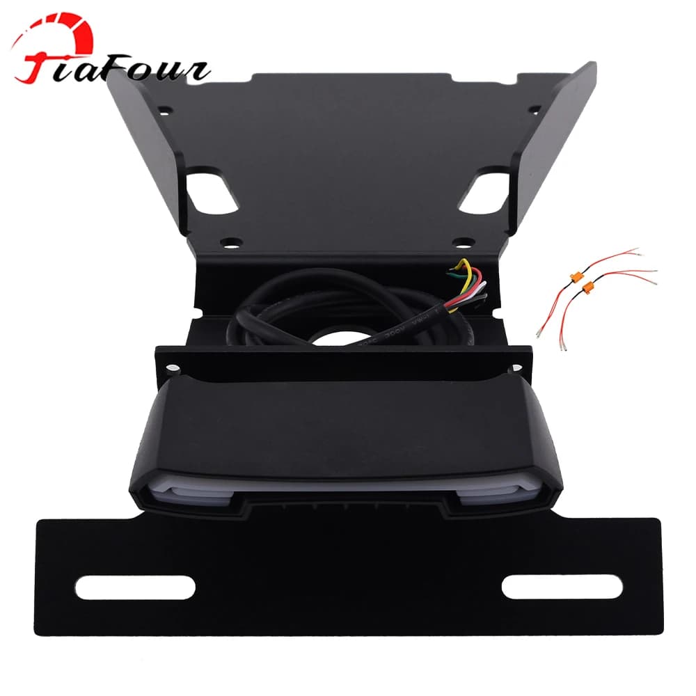 FIT R nineT 14-21 Fanale posteriore a LED Indicatori di direzione Lampada lampeggiante per R nine T Scrambler Pure 16-21 Porta targa di registrazione