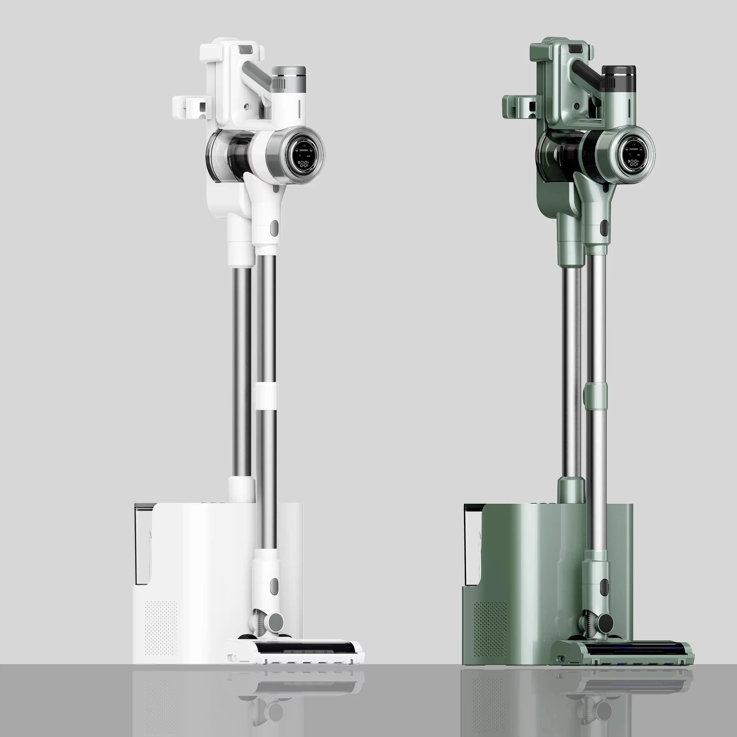 Aspirapolvere portatile senza fili per la raccolta della polvere con stazione di aggancio Stazione di svuotamento automatica della torre