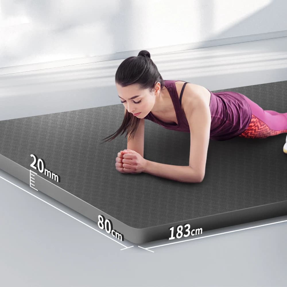 Wholesale of sports and fitness mats in factories, with anti-slip yoga mats, expanded and thickened by 15 mm