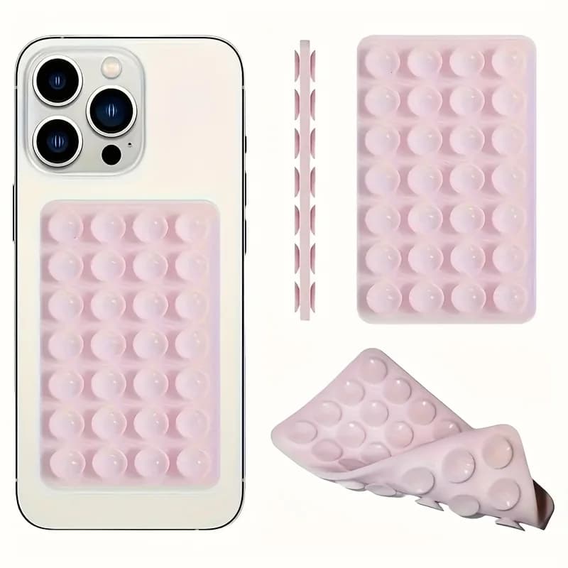 Supporto a ventosa bifacciale in silicone da 40 granuli, adatto per cellulari da auto, accessori elettronici per auto, accessori per cellulari, supporti per cellulari da auto