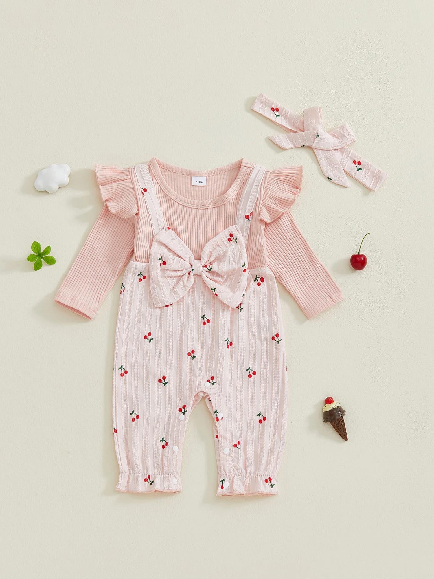 Set vestito invernale da bambina con fiocco di neve e leggings con fascia abbinata - Completo da 3 pezzi per lo stile della stagione fredda