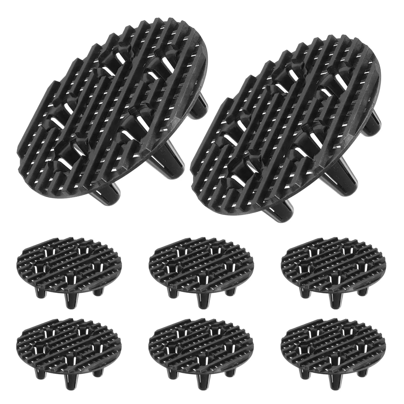 8Pcs Rot Prevention Round Plant Riser Plastic Heavy Duty Pot Trivet Patio Deck Floor Protector Flower Pot Stand Water Drainage