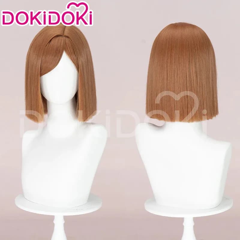Cosplay Wig for female character "Chikiko" of the anime "Dokidoki", suitable for Halloween anime exhibition parties