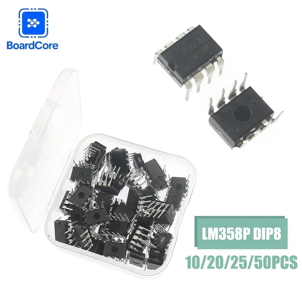 10-50PCS LM358P DIP8 Doppio Amplificatore Operazionale 3-32V LM358 IC Chip Kit Circuiti Integrati per Arduino/Circuito Sensore