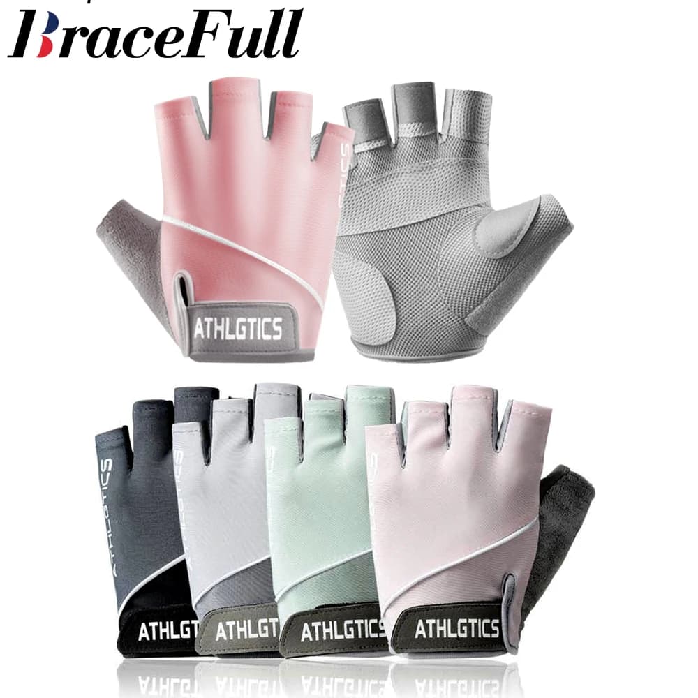 Gym Gloves for Women Fitness Wrist Gloves for Weight Lift Body Building Training sport exercise shockproof cycling glove