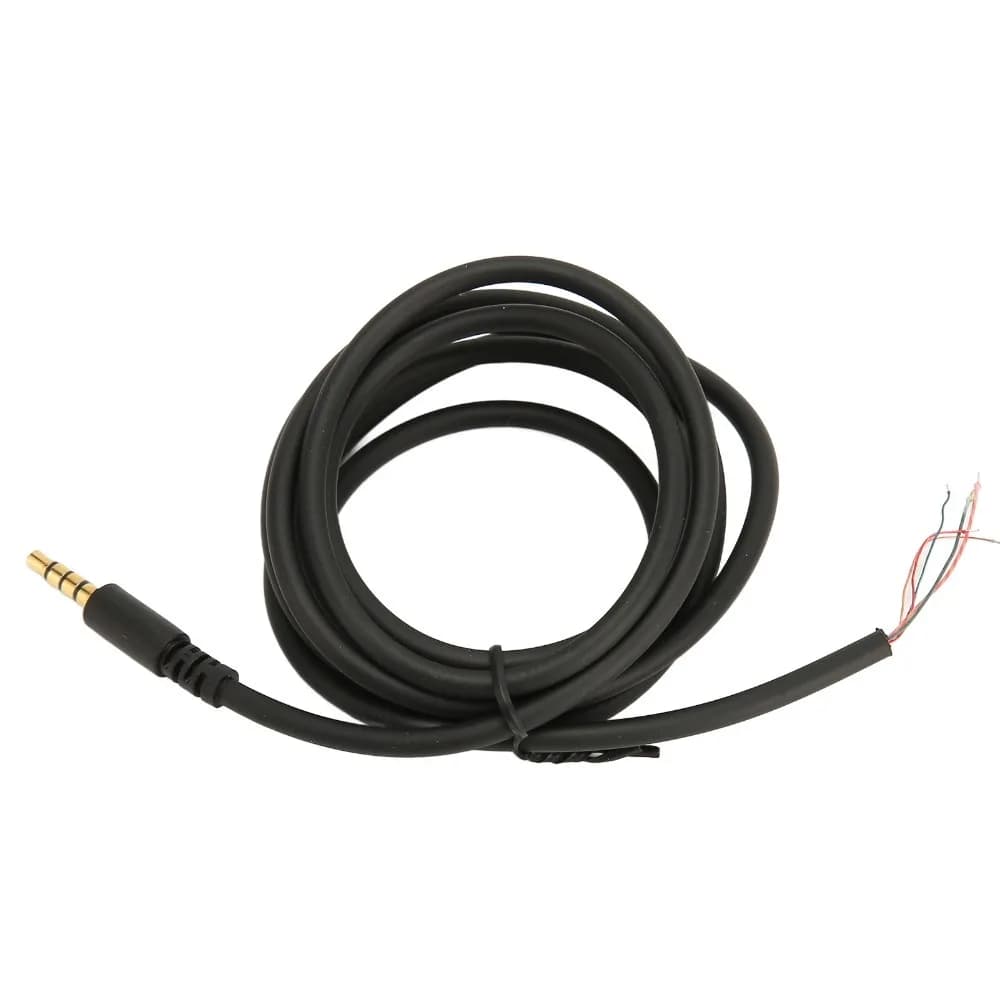 Cavo di Ricambio Flessibile OFC per Cuffie da Gaming, 1,5m, Cavo Audio OFC per Riparazione Cuffie