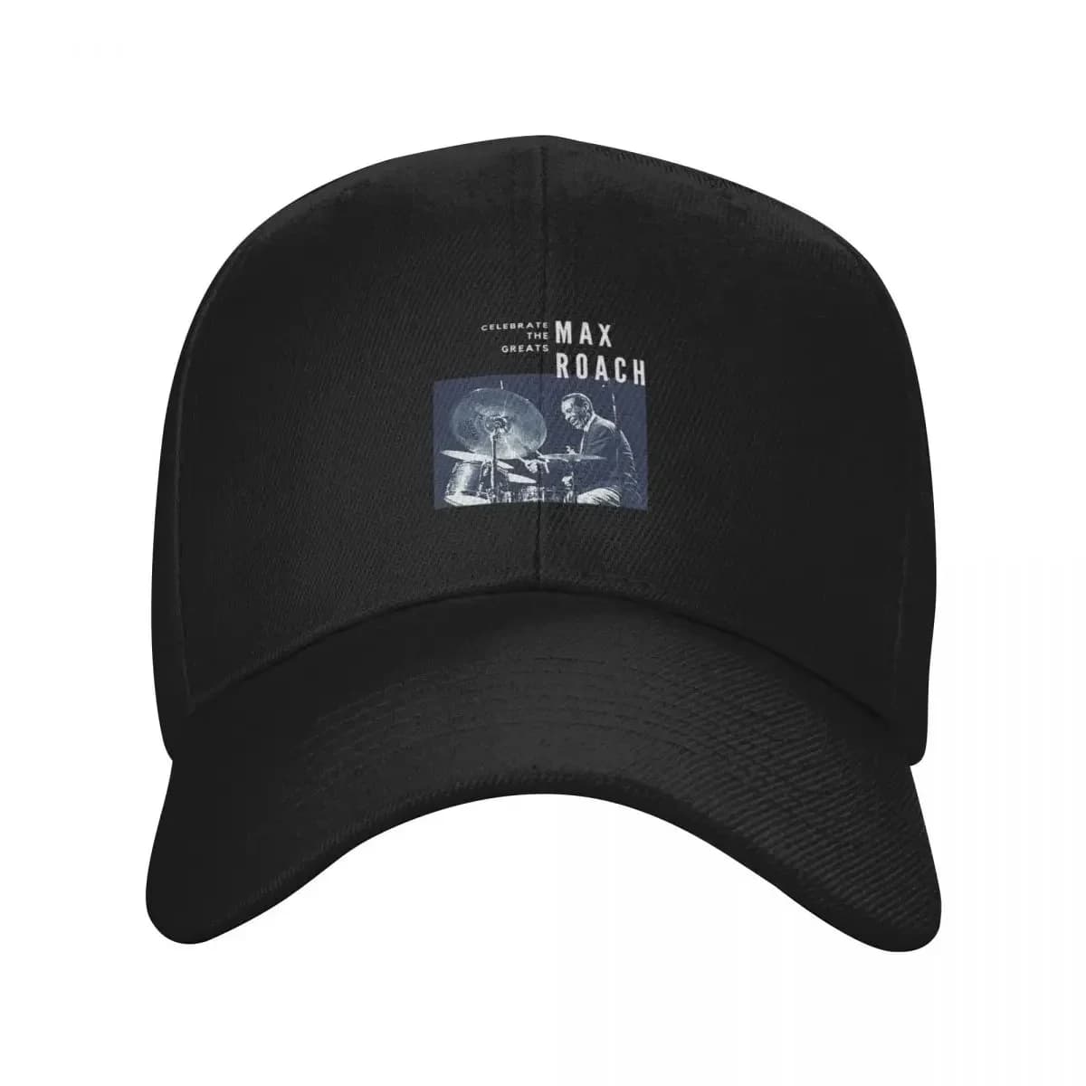 2026 Max Roach Great Jazz Drummer Musician Baseball Cap Luxury Man Hat sun caps Hat Man For The Sun fashionable Mens Women's