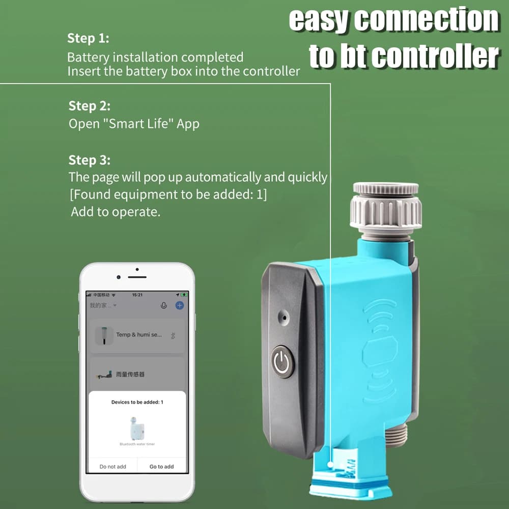 Smart Smartphone Wifi BT Irrigation Regulator Timer for Plant Irrigation Device Garden Irrigation Control Device