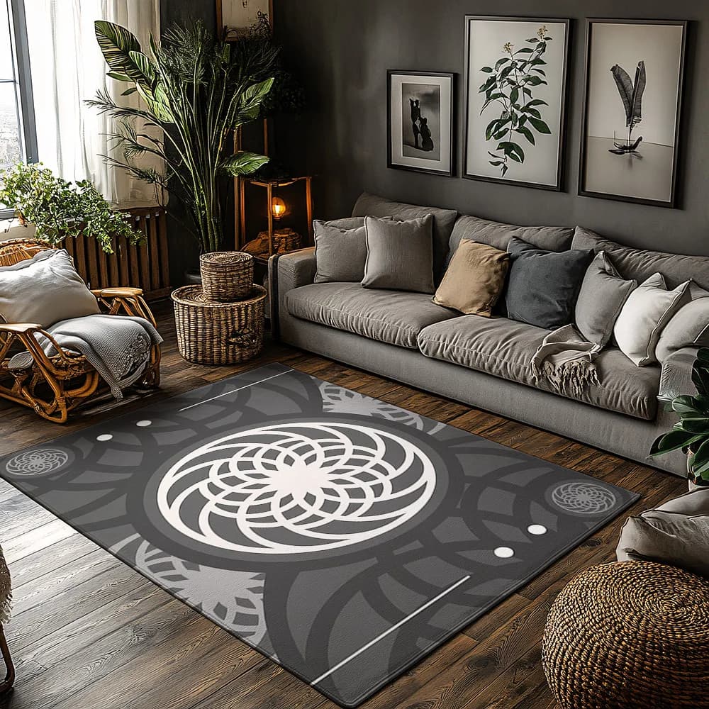 Yoga Lotus Flower Zerbino Lavabile Anti-slip Mat Entrance Mat Interior and exterior decorations Peaceful Zen Home Zerbino Gift