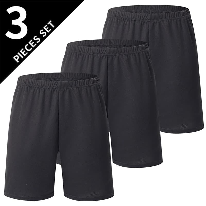 Pantaloncini da Uomo 1/3 Pezzo, Pantaloni Estivi Giovanili, Tinta Unita, Traspiranti, Sportivi, Comodi, Versatili, con Cinque Tasche
