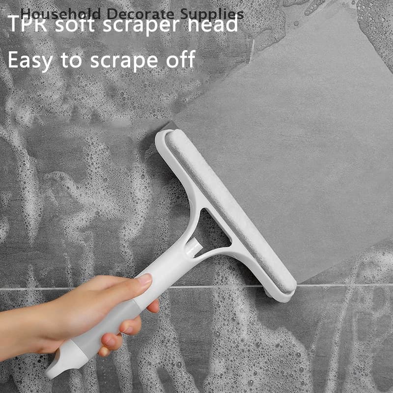 3 in 1 Spray Raschiare Detergente per vetri per finestre a doppia faccia Spazzola per pulizia regolabile Spazzola per lavaggio finestre Spazzola per pulizia vetri per auto