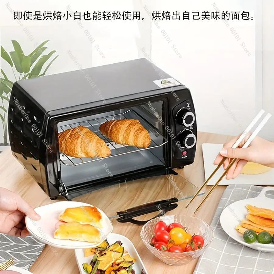 Forno elettrico 110V per uso domestico, macchina per il pane, strumenti per la cottura di torte, friggitrice ad aria a temperatura costante meccanica