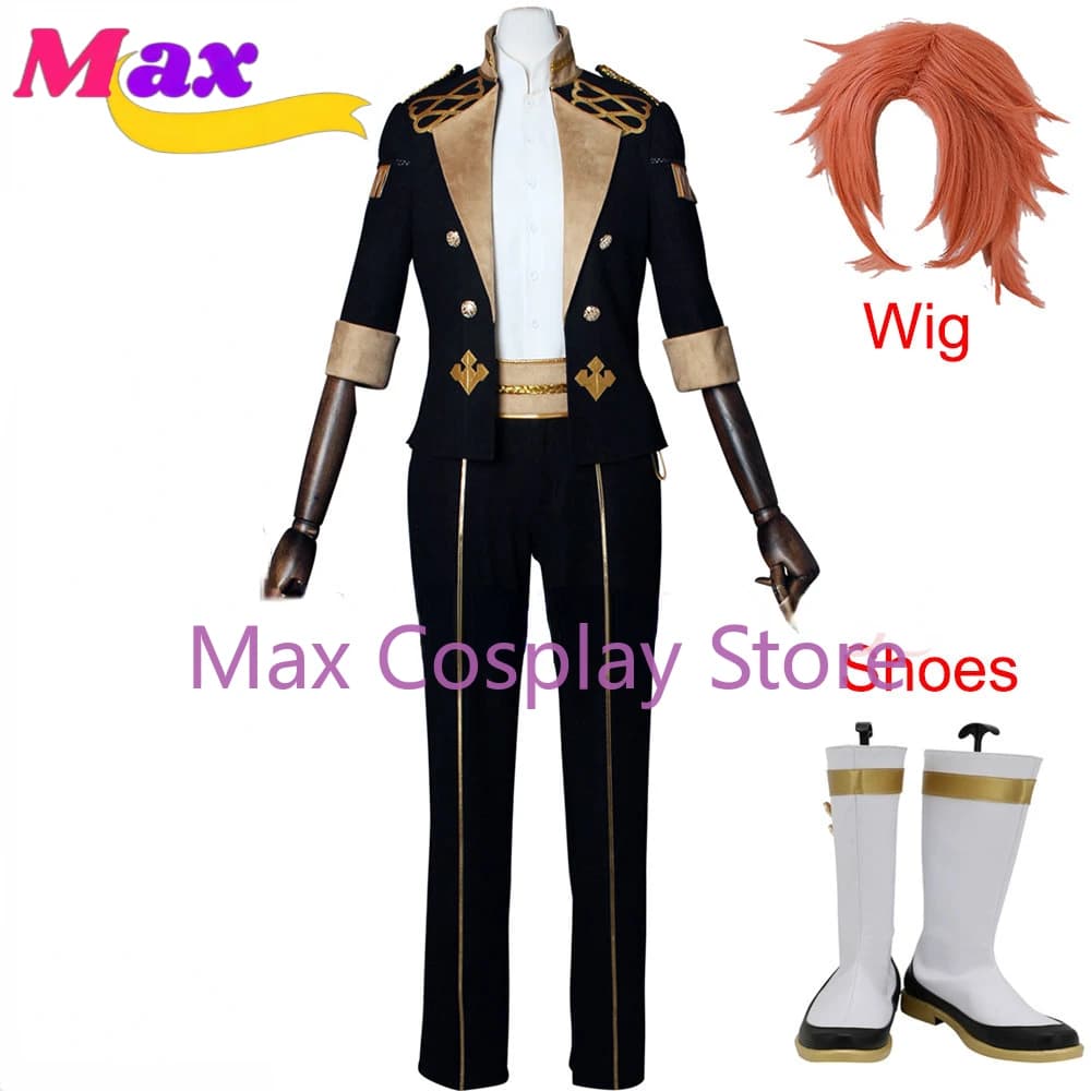 Max Game Three Houses Sylvain Costume Cosplay Set completo Cos Vestiti Dimensioni personalizzate