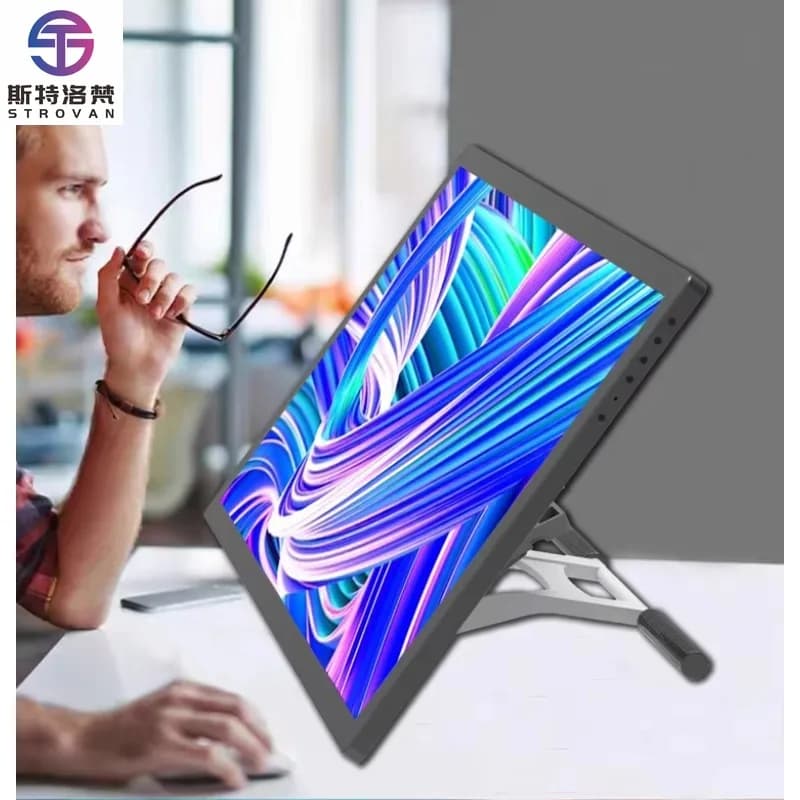 Tavoletta grafica portatile da 21,5 pollici IPS LCD Art con penna digitale Designer Tablette Graphique Dessin