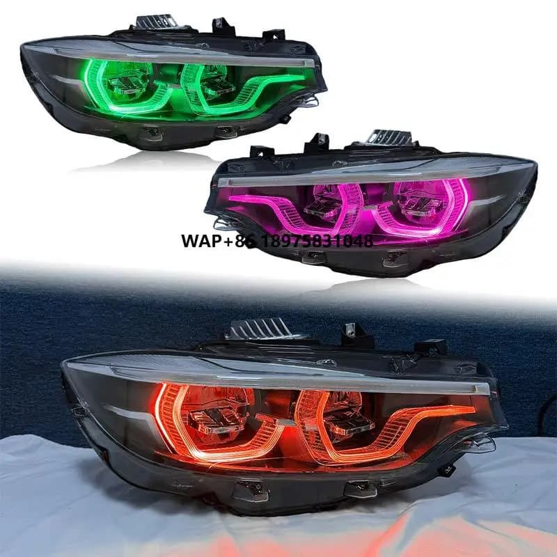 Parti Automobilistiche JONE per Serie 4 F32 F33 F36 F80 M3 M4 F82, Fari LED 2013-2019, Luci Diurne RGB