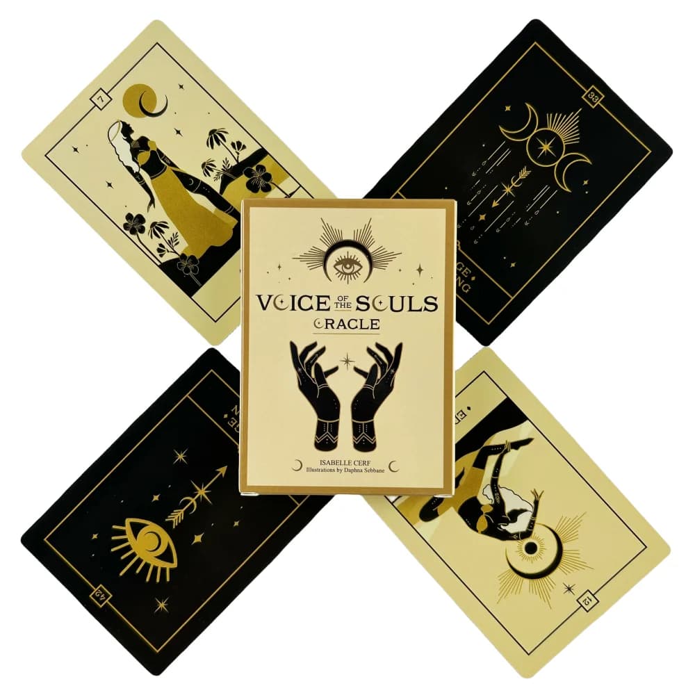 Voice Souls Oracle Cards A 42 Deck Tarot English Visions divinazione Edition Borad Playing Games