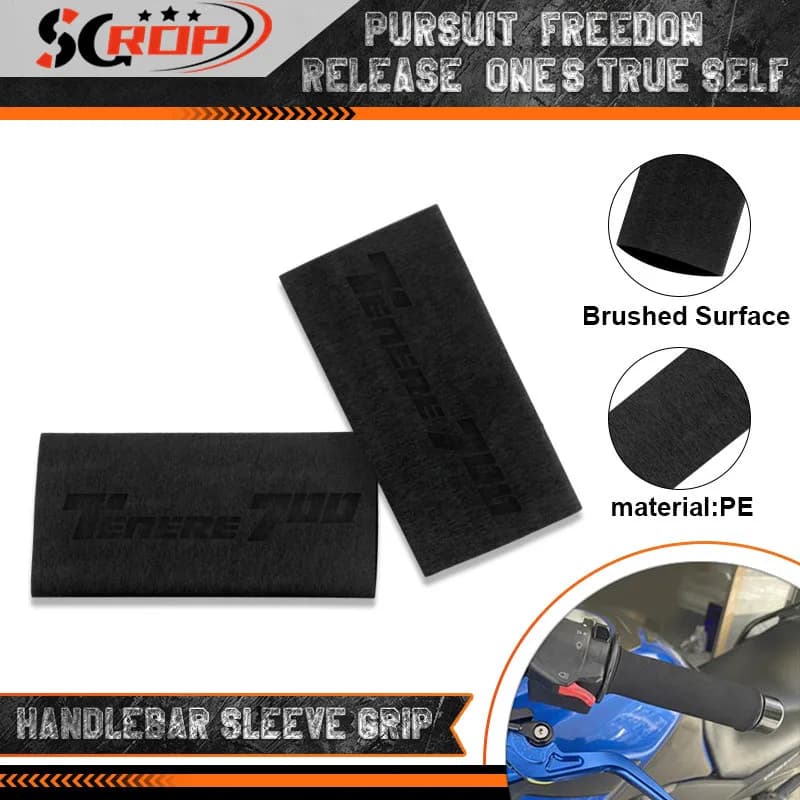 Tenere700 tenere1200 Manopole manubrio termorestringenti Copertura per TENERE700 TENERE1200 Moto NBR Maniglia Manicotto leva Guanti
