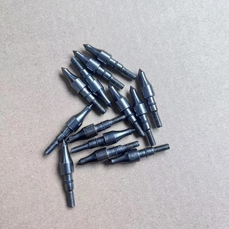 20 Pezzi All'ingrosso Direttamente dalla Fabbrica Punte per Frecce Avvitabili da 5.8mm 8mm in Acciaio Inossidabile, Punte di Ricambio per Tiro con l'Arco, Accessori per Frecce