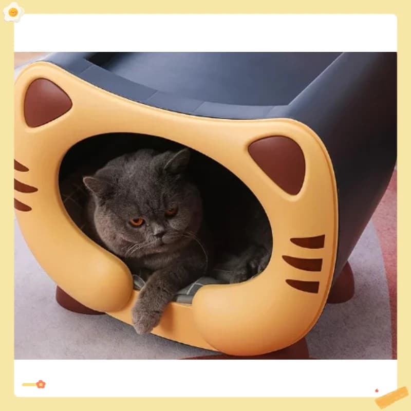 Capsula invernale per lettiera per gatti chiusa Casa calda Materiale PP Super grande per tutte le stagioni Estate Inverno Dropshipping