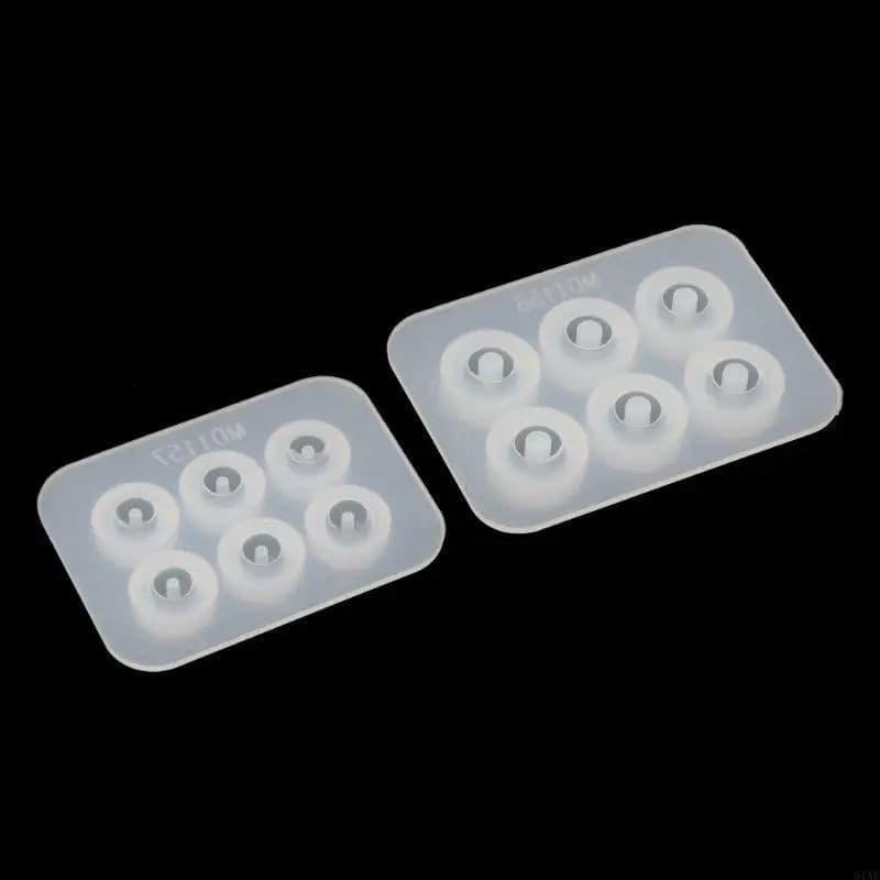91AF Stampo in silicone per perline con adatto per creazione gioielli in resina fai-da-te con braccialetti