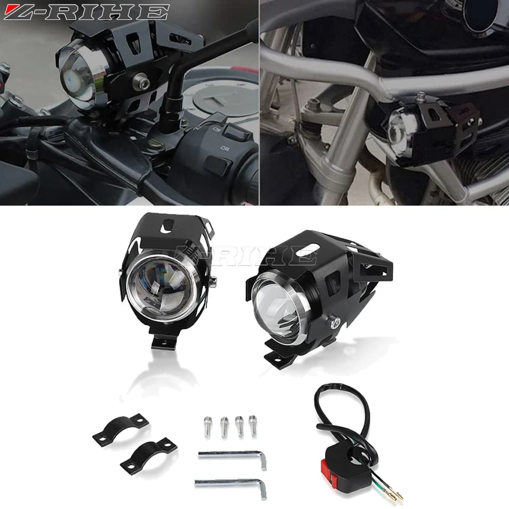 12V Moto Per Benelli TRK 251 502 502X 702 702X TRK502 TRK502X TRK702 Faro di Guida Spot Testa Della Lampada Nebbia Faretti