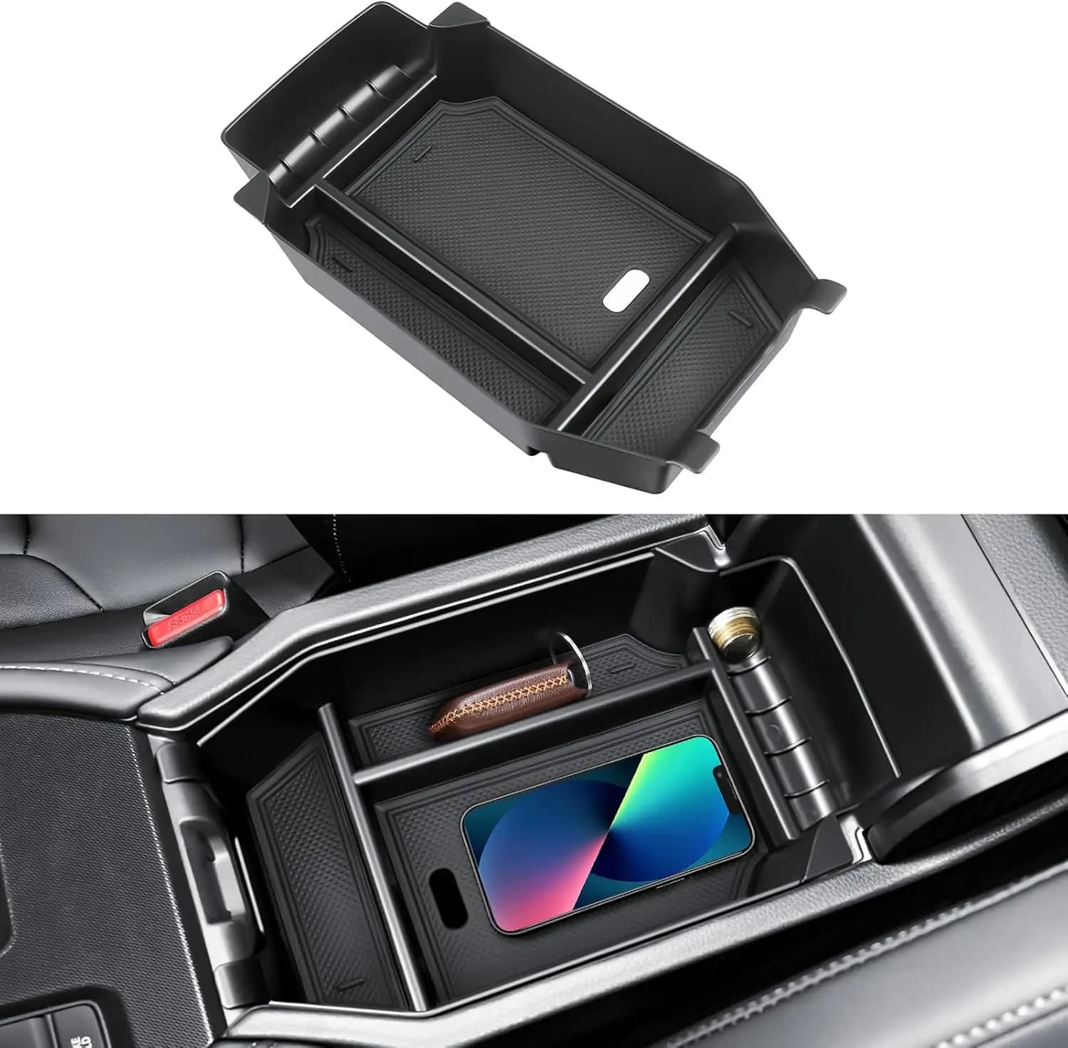 Center Console Organizer for 2023-2025 Honda Accord 11th Gen ABS Storage Tray Insert Anti-Slip Interior Accessories