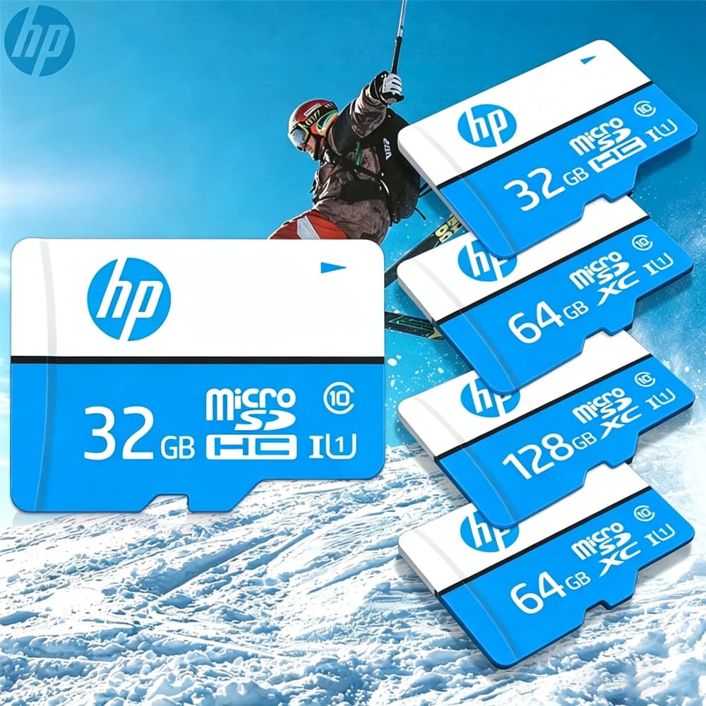 Micro SD Card 128GB HP Flash Storage High Speed TF Memory Card Class 10 for Android Phone Tablet 64GB 32GB