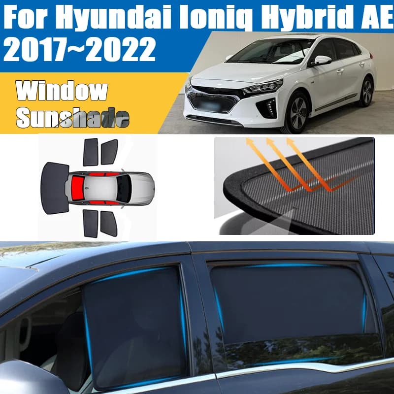 Per Hyundai Ioniq Hybrid AE 2017~2022: Parasole Magnetico per Parabrezza, Isolamento Termico, Protezione UV, Accessori Auto