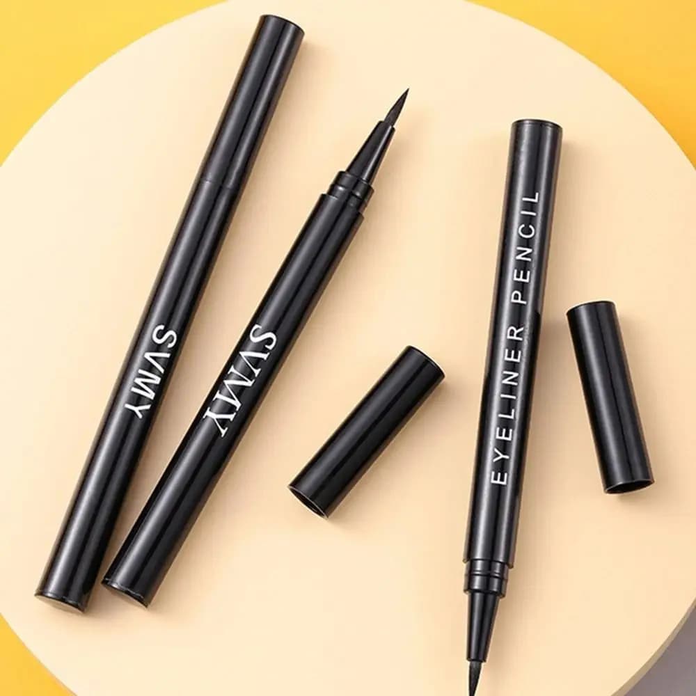 Nuovo Eyeliner Liquido Impermeabile a Lunga Durata, Asciugatura Rapida, Nero, Resistente al Sudore, Penna per Trucco Occhi